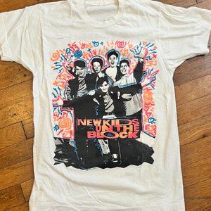 Vintage Unisex NKOTB New Kids On the Block Tshirt Sz Small 80s 90s